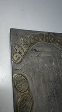Antique Frankford Candy Chocolate Mold ½ LB Solid Bar Easter Eggs Design
