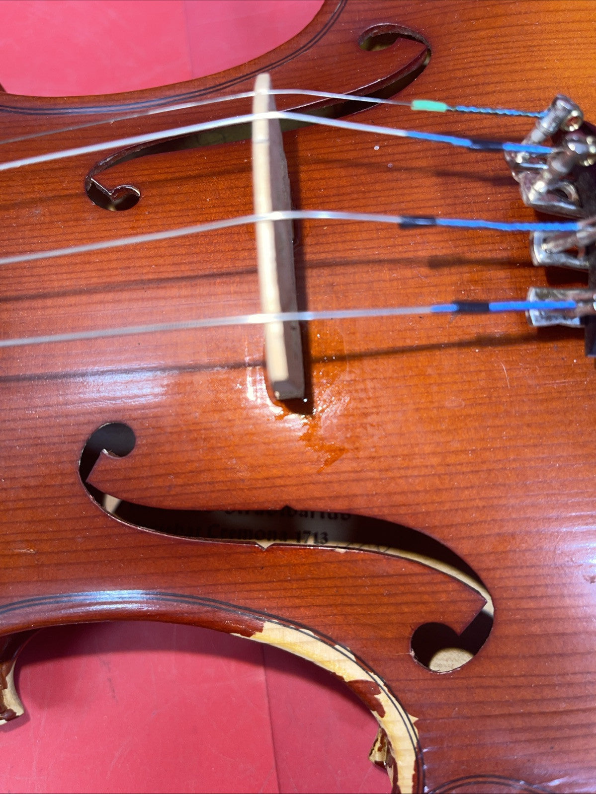 Copy of Antonius Stradivarius Faciebat Cremona 1713 V130E 4/4 Violin Only