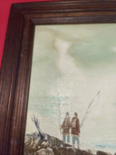 Painting ,, Maine Fishermen’’Artists E. Hart
