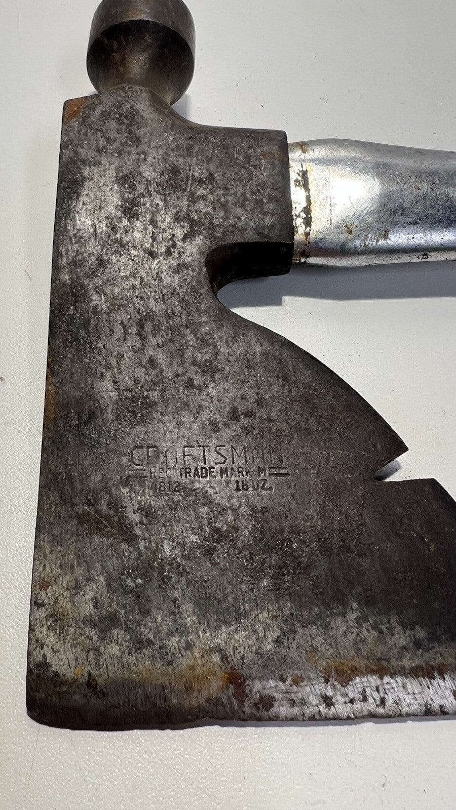 VINTAGE CRAFTSMAN USA 16oz CARPENTER'S HAMMER, HATCHET, AXE No.4812, 3-1/4" Ax22