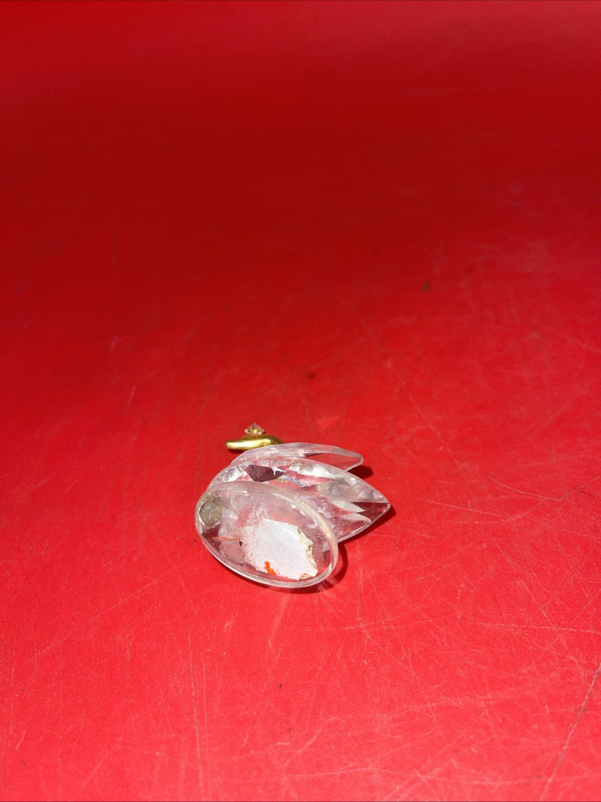 Crystal figurine Bunnies, Swan and Flower