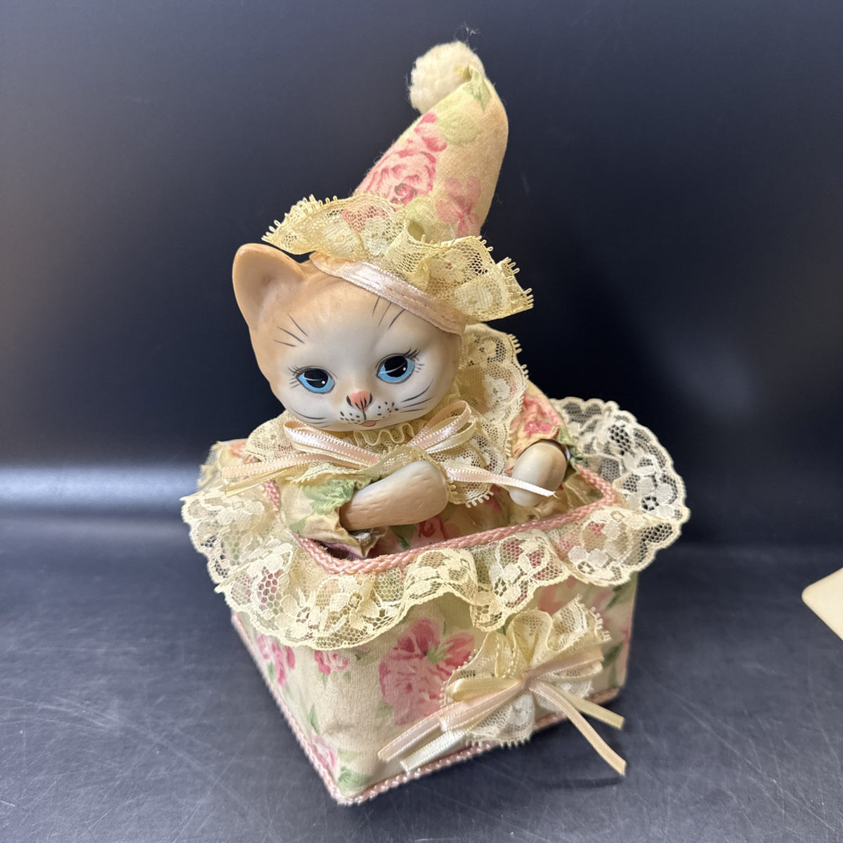 Vintage Musical Boxes With Cats