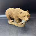 Sandicast Nature’s Habitat Grizzly Bear Figurine Wildlife Signed By Sandra Brue