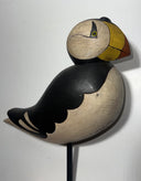 Hand-Carved Wooden Duck Decoy Signed R. Wassel 1987 Vintage Hunting Collectible