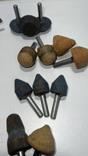 26 Piece Drill Sanding Wheel Stone Set, mostly 1/4"x1.5 Shanks