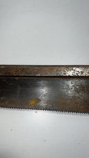 Antique  Jackson Warranted Cast Steel Back Saw 12" Woodworking Shop
