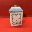 Vintage 1989 Lenox Spice Village SAGE House Jar With Lid