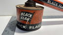 Vintage Black Flag Bug Sprayer Tin Metal Insect Killer Spray Pump Can Empty USA