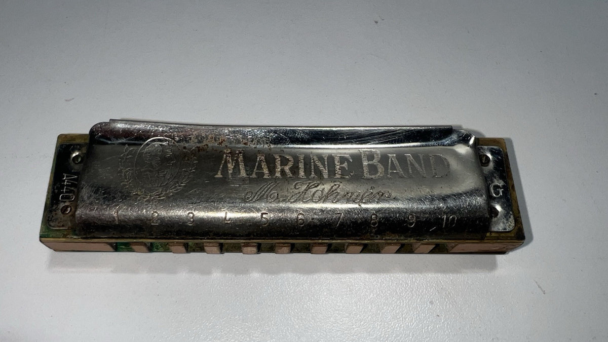 Custom Pre-WWII Hohner Marine Band Harmonica - Key of G