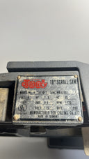 Collins Quality 18” Scroll Saw MS-18 TG11013 1/8HP 115V 1720RPM - Tested, Works