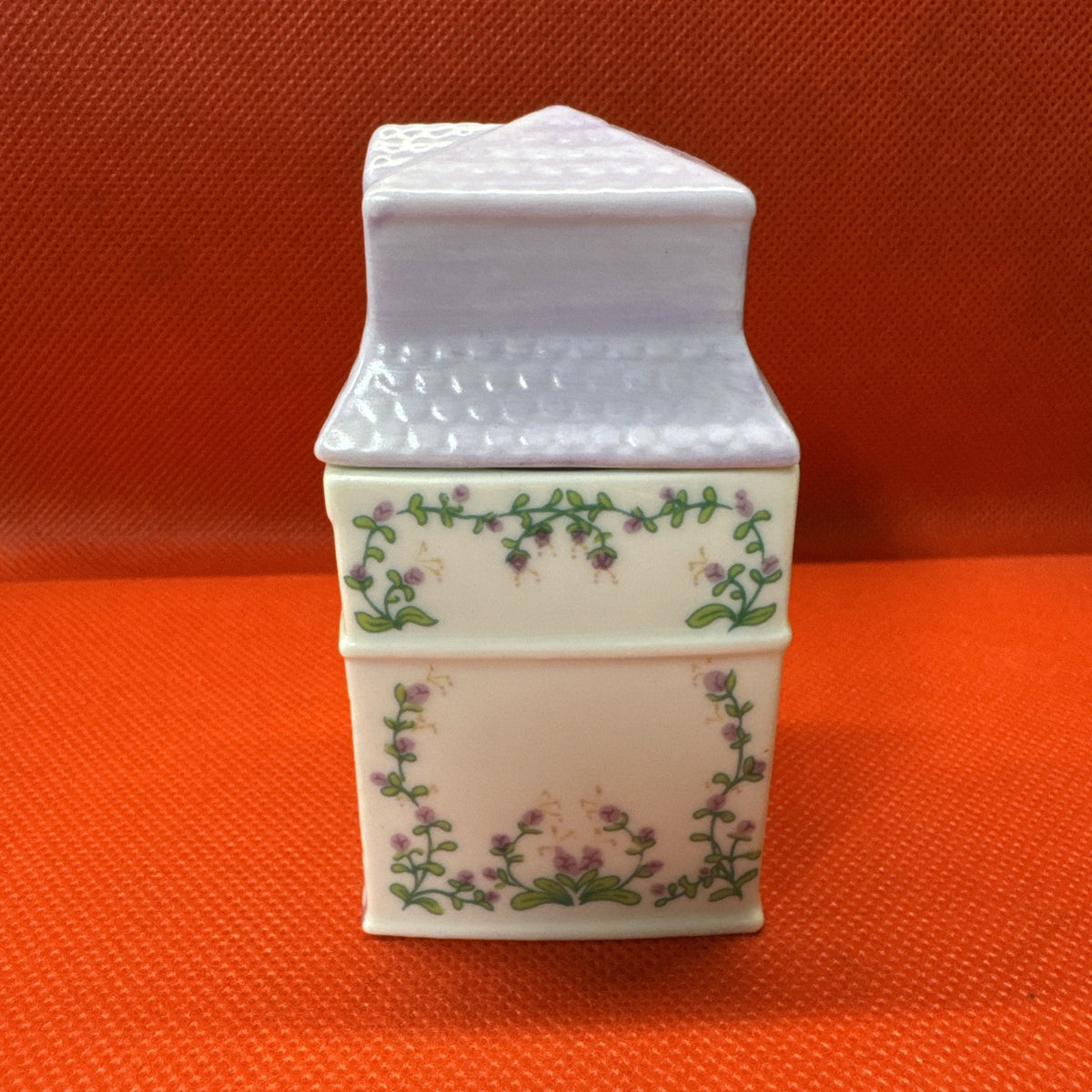Vintage 1989 Lenox Spice Village MARJORAM Jar & Lid