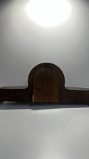 Vintage DDR Sonneberg Wooden Mantel Clock with Gong - For Repair (No Key)