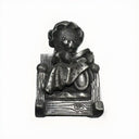 Vintage Fort USA Pewter Mama Bear with Cubs Rocking Chair Figurine #23– 2”