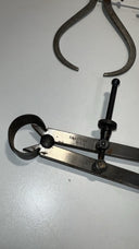 Lot of 5 Vintage Machinist Dividers Calipers Tools.