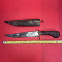 Vintage Islamic Yemen Marsh Arab Jambiya Khanjar Dagger Carved Wood Sheath