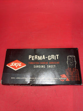 VTG SKIL Perma-Grit Tungsten-Carbide No.18701 Medium Grit 100 Sheet