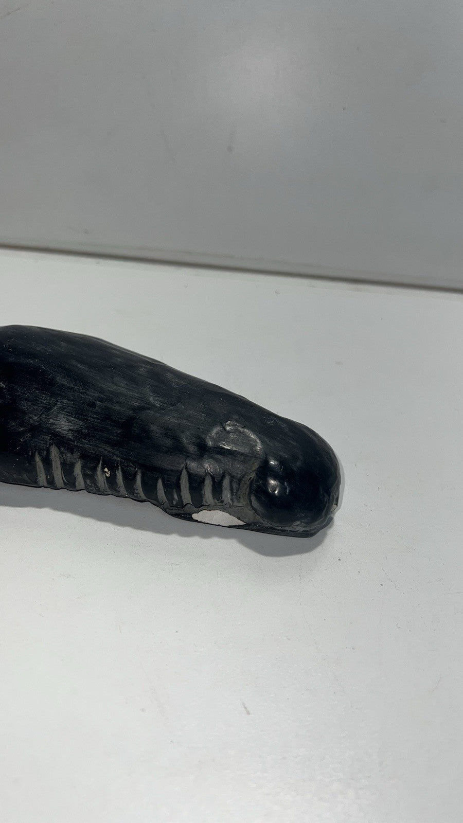 Vintage Lloyd Bryan 1978 Handcrafted Seal Figurine - Signed, Painted, 8”.Damaged