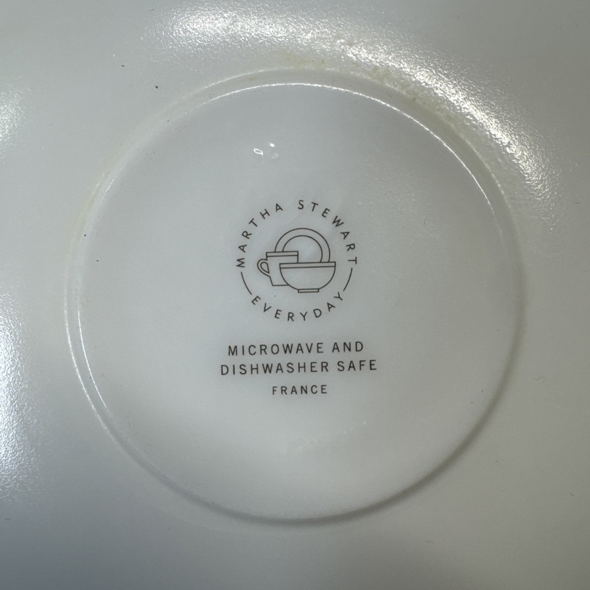 Martha Stewart Everyday 5.5” Coffee Cups (7pcs) And Saucers (5pcs)