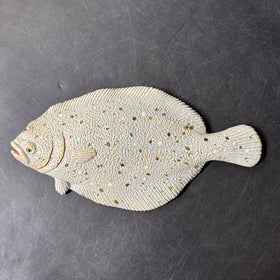 Ceramic Fish Wall Hanging 10”x5.5” House Decor