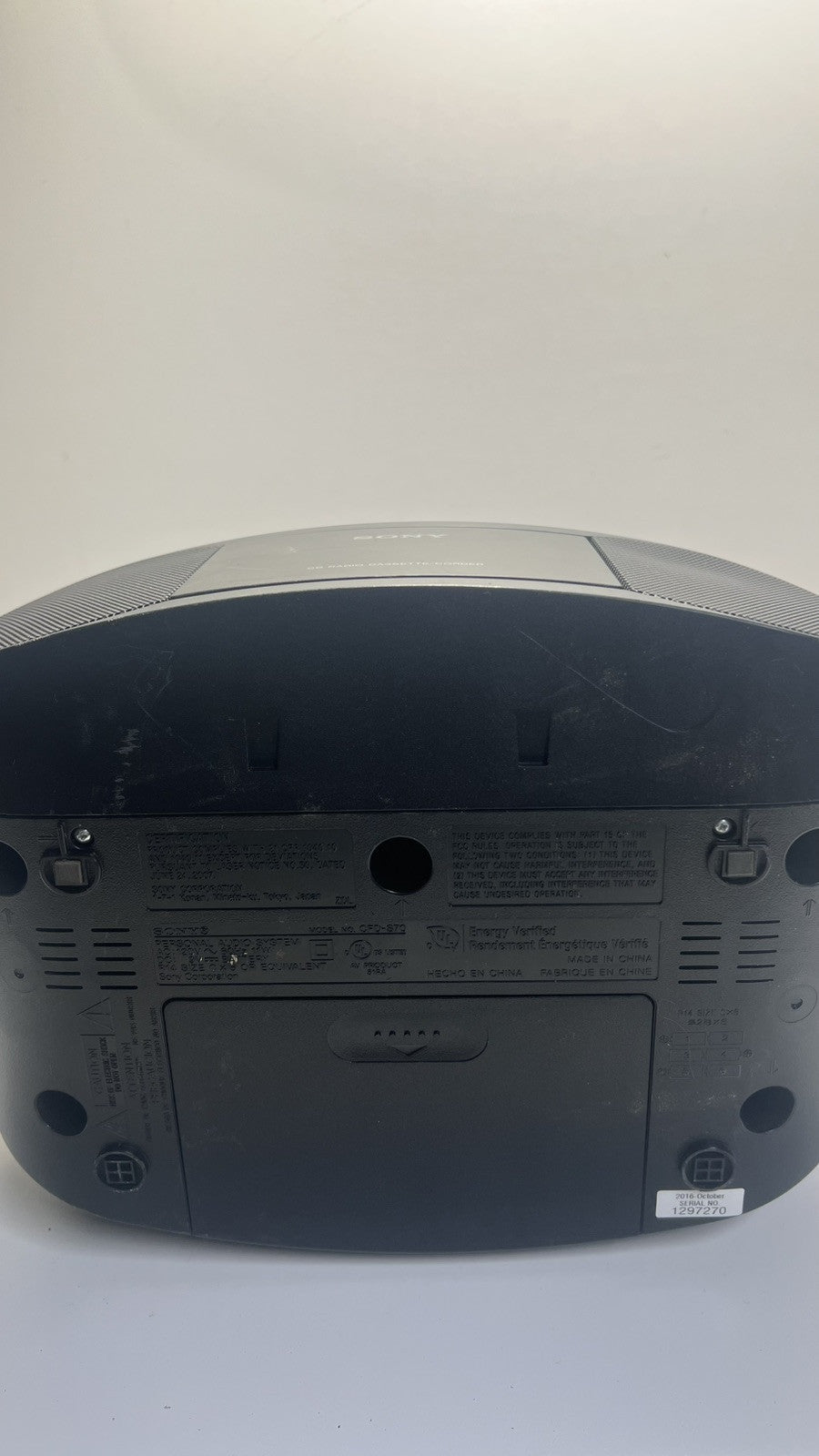 SONY CFD-S70 Boombox Stereo CD Cassette Radio Aux Port Sony Radio Boombox