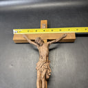 Vintage Wooden Cross Religious 7.5”x13.5”