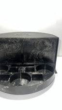 Vintage 1920s Art Deco Black Bakelite Compact Case – Rare Collectible