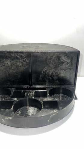 Vintage 1920s Art Deco Black Bakelite Compact Case – Rare Collectible