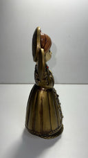 Vintage 60s 70s Paper Mache Angel Music Box Christmas 9.5” Mid-Century. Japan