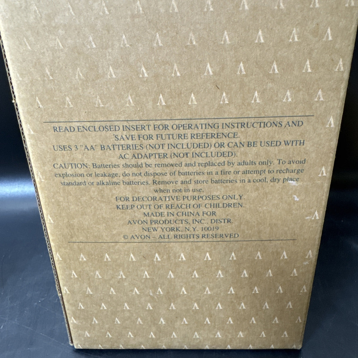 Vintage 1995 Avon Twinkling Christmas Tree Light