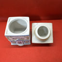 Vintage 1989 Lenox Spice Village Mustard Condiment Jar w/Lid