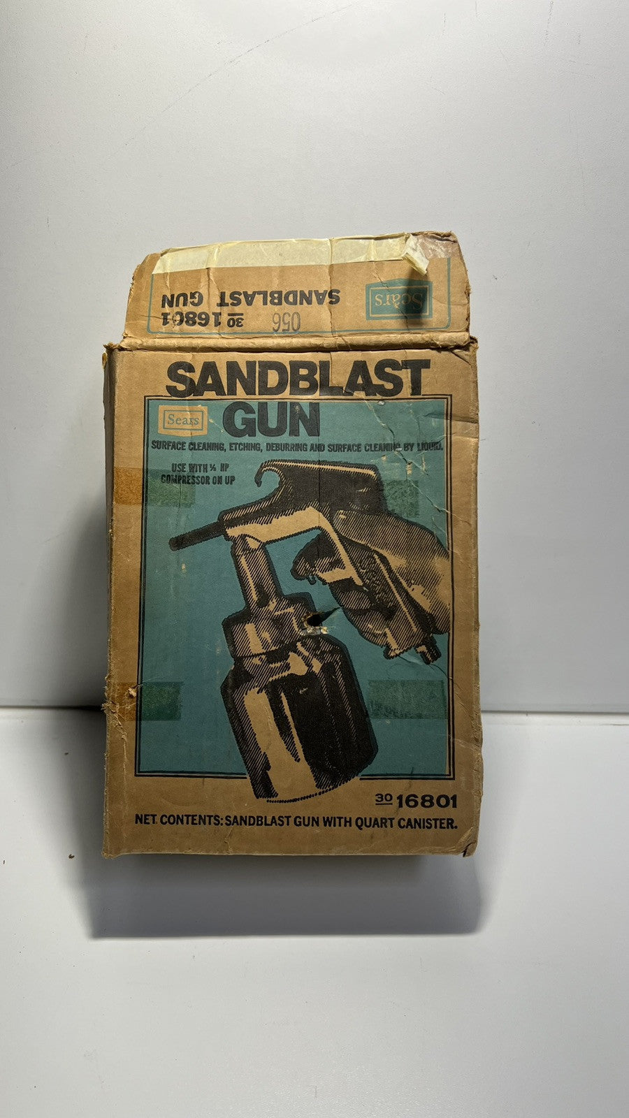 Vintage Sears 30.16801 Air Pressured Sandblaster Gun