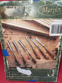 Vintage Marples  Hand Chisels Gravers Wood Carving Tools Set of 6