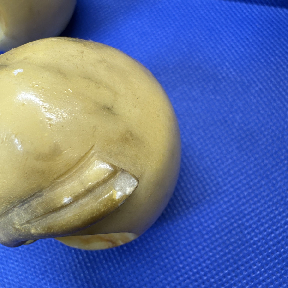 Genuine Alabaster Stone Owl Set Of 2
