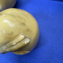 Genuine Alabaster Stone Owl Set Of 2