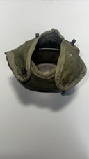 Vintage US Military LC-1 Canteen Cover with ALICE Clips – Nylon, OD Green