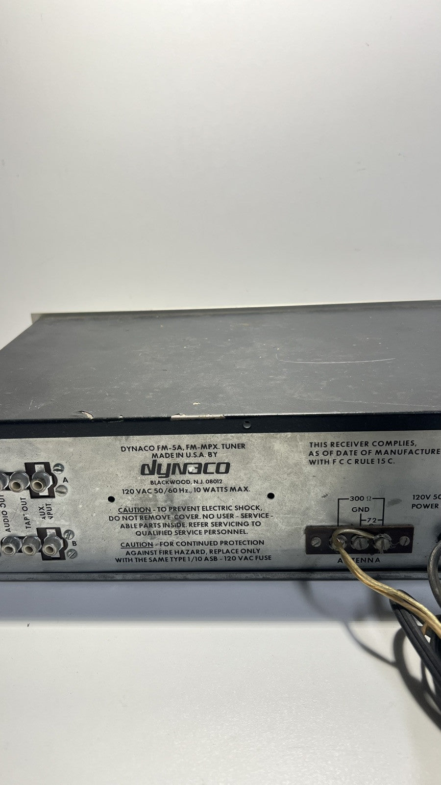 Dynaco FM-5 Stereo Tuner with Aux Input