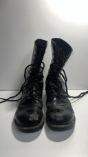 CORCORAN 1500 Airborne Black Leather Jump Boots  9.5 E Military Combat Lace Up