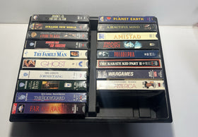 Lot Of 18 Tapes VHS (9 Brand New Sealed)  Good Collection
