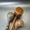 3 Vintage Wooden Judge’s Gavel, Mallet, Auctioneer