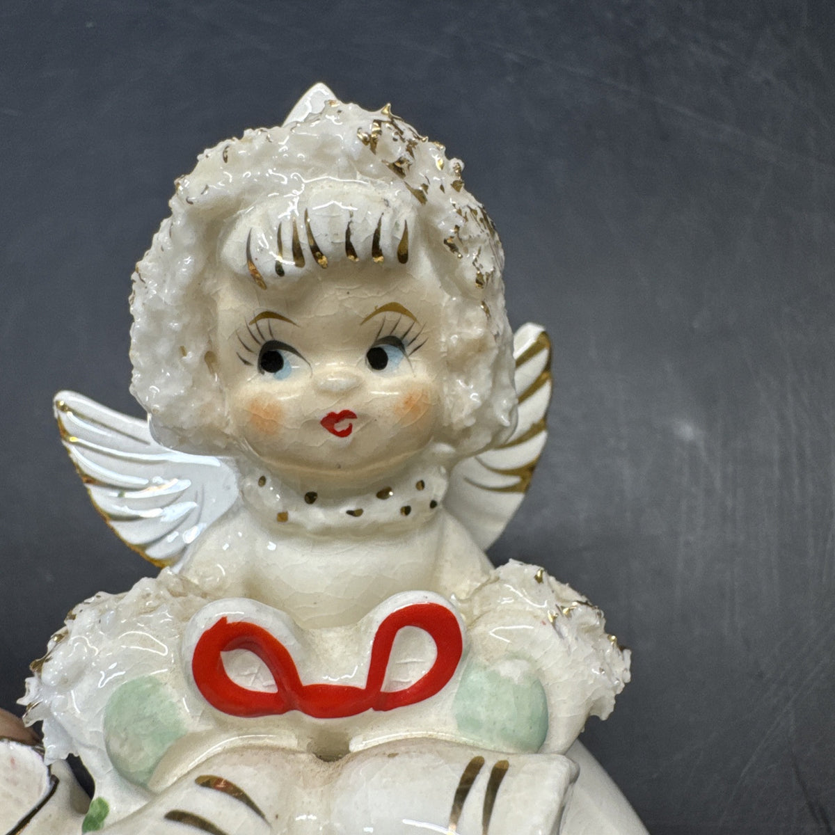 Vintage Artmark Christmas Angel Candle Holder Japan 1950’s