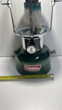 Coleman Lantern 4 1978 Model 220 220J Clear Globe Yellow Case Double Mantle