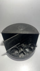 Vintage 1920s Art Deco Black Bakelite Compact Case – Rare Collectible