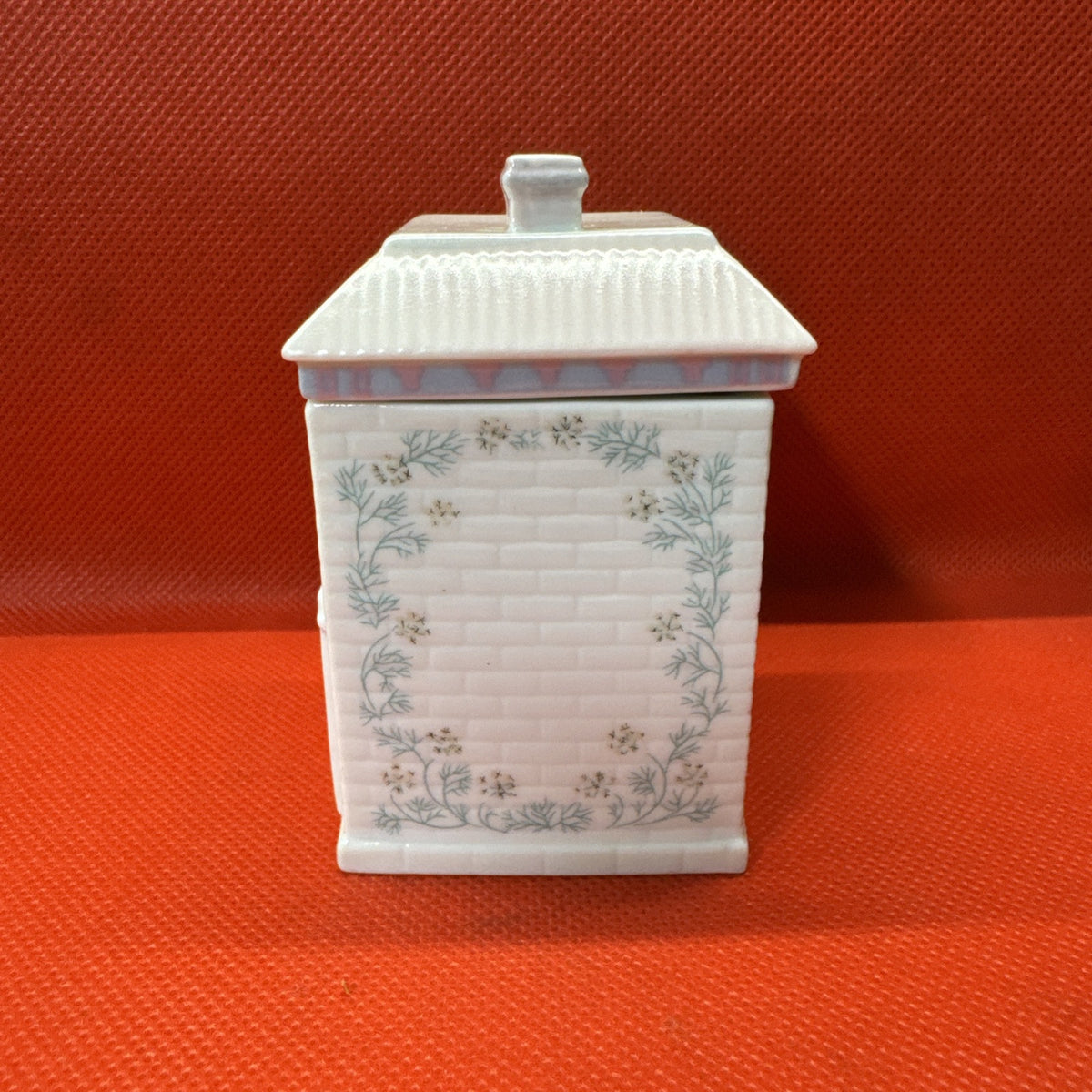 Vintage 1989 Lenox Spice Village DILL Jar With Lid