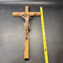 Vintage Wooden Cross Religious 7.5”x13.5”