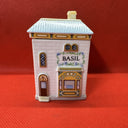 Vintage 1989 Lenox Spice Village BASIL Jar w/Lid