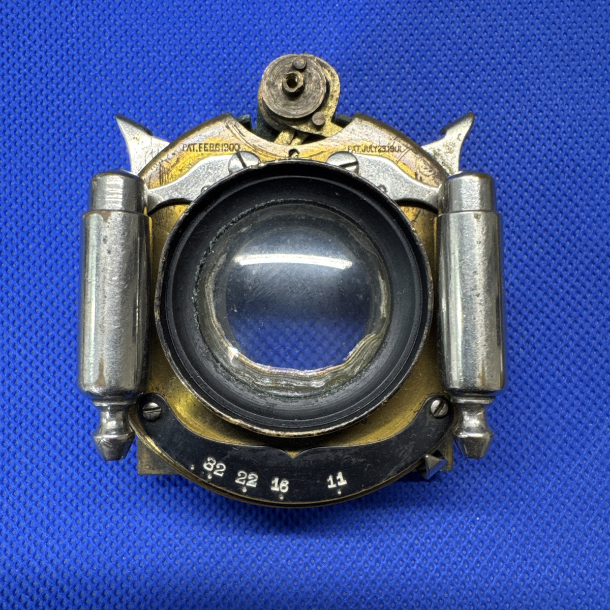 Antique Brass Lens Wollensak Optical Co./ For Parts