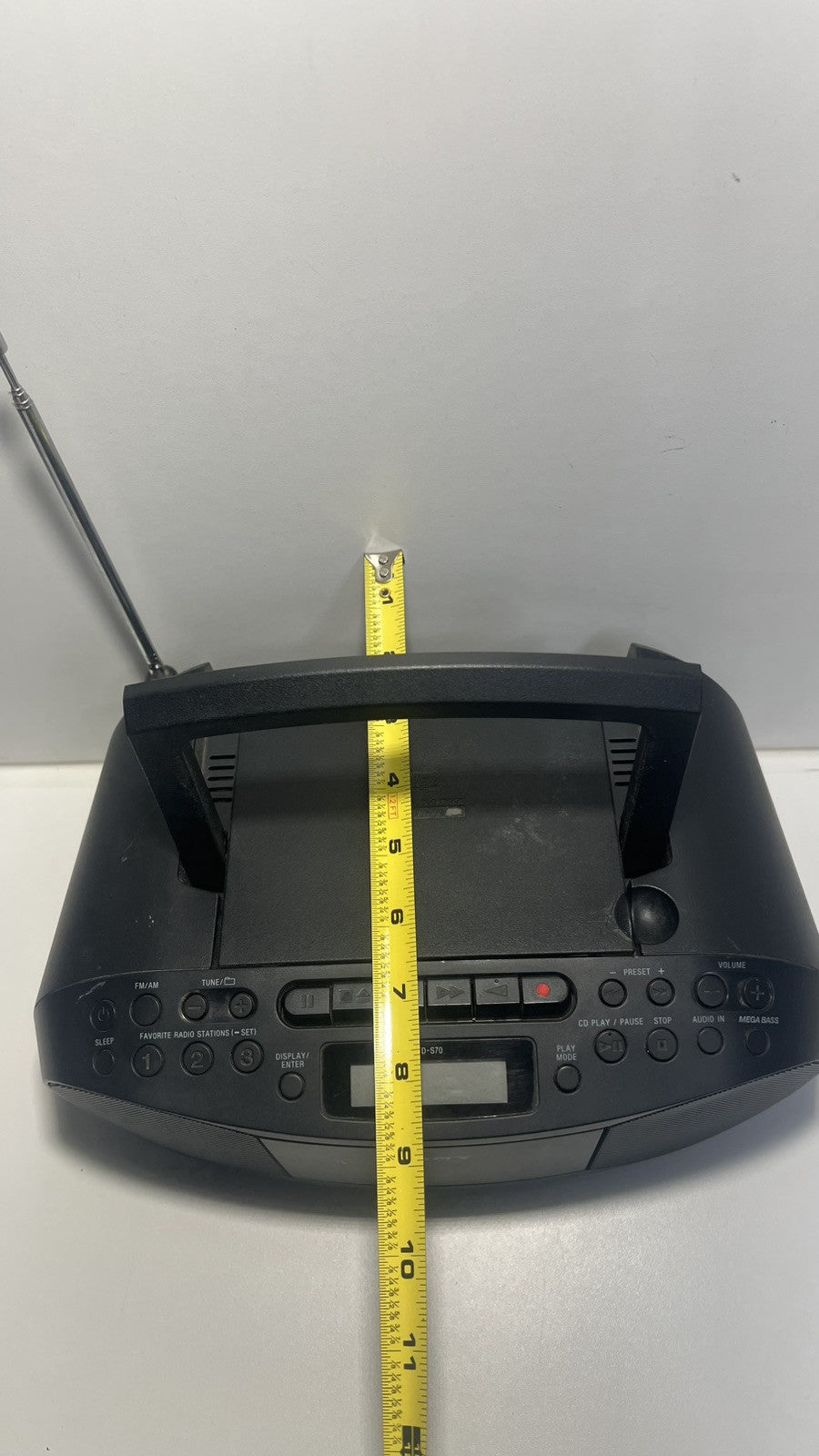 SONY CFD-S70 Boombox Stereo CD Cassette Radio Aux Port Sony Radio Boombox