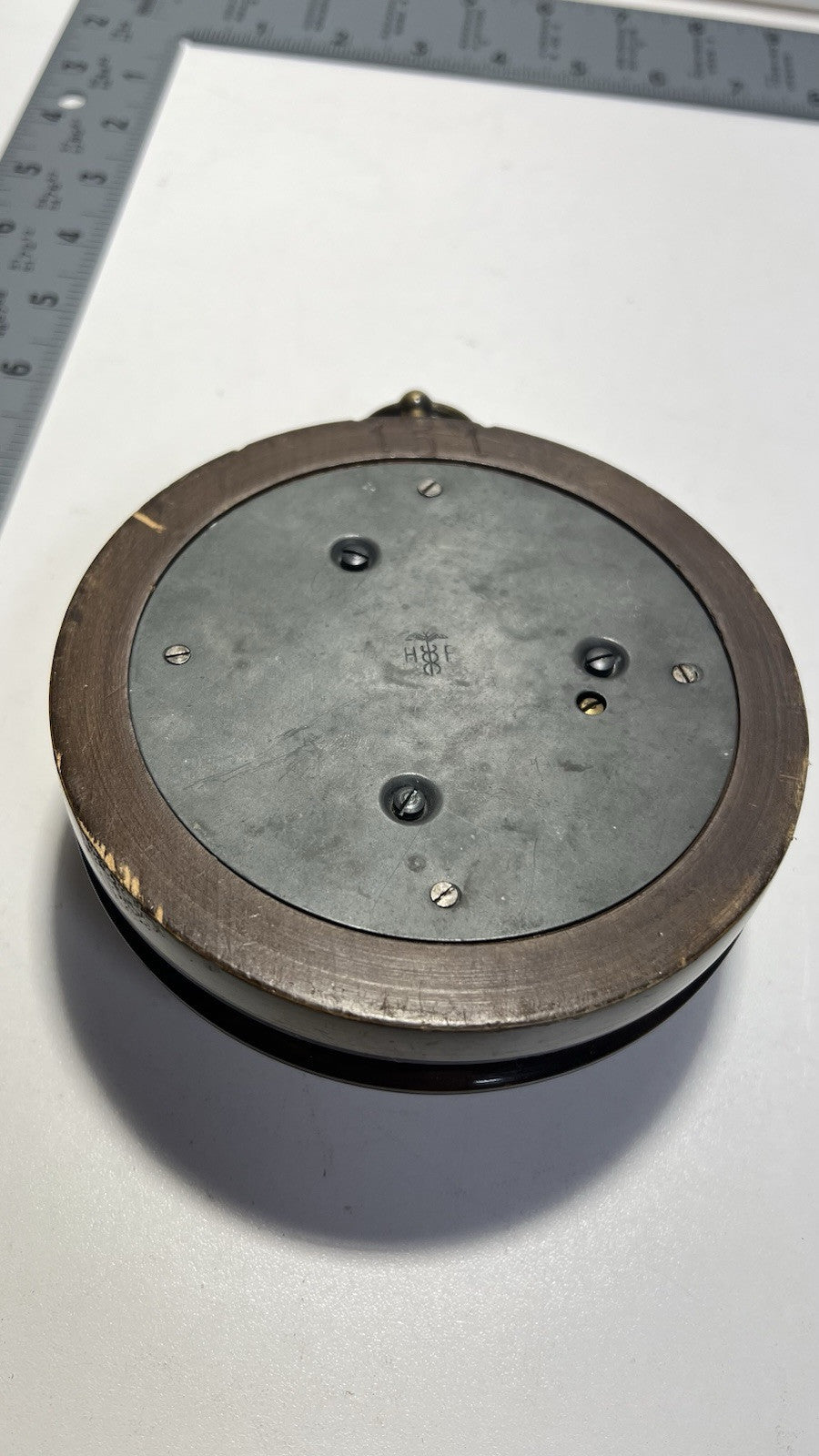RARE: Vintage 7.5" Face Wall Barometer, by A. Schüren, Köln, Marzellenstr. 53