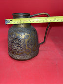 ANTIQUE vintage Copper Jug with handle