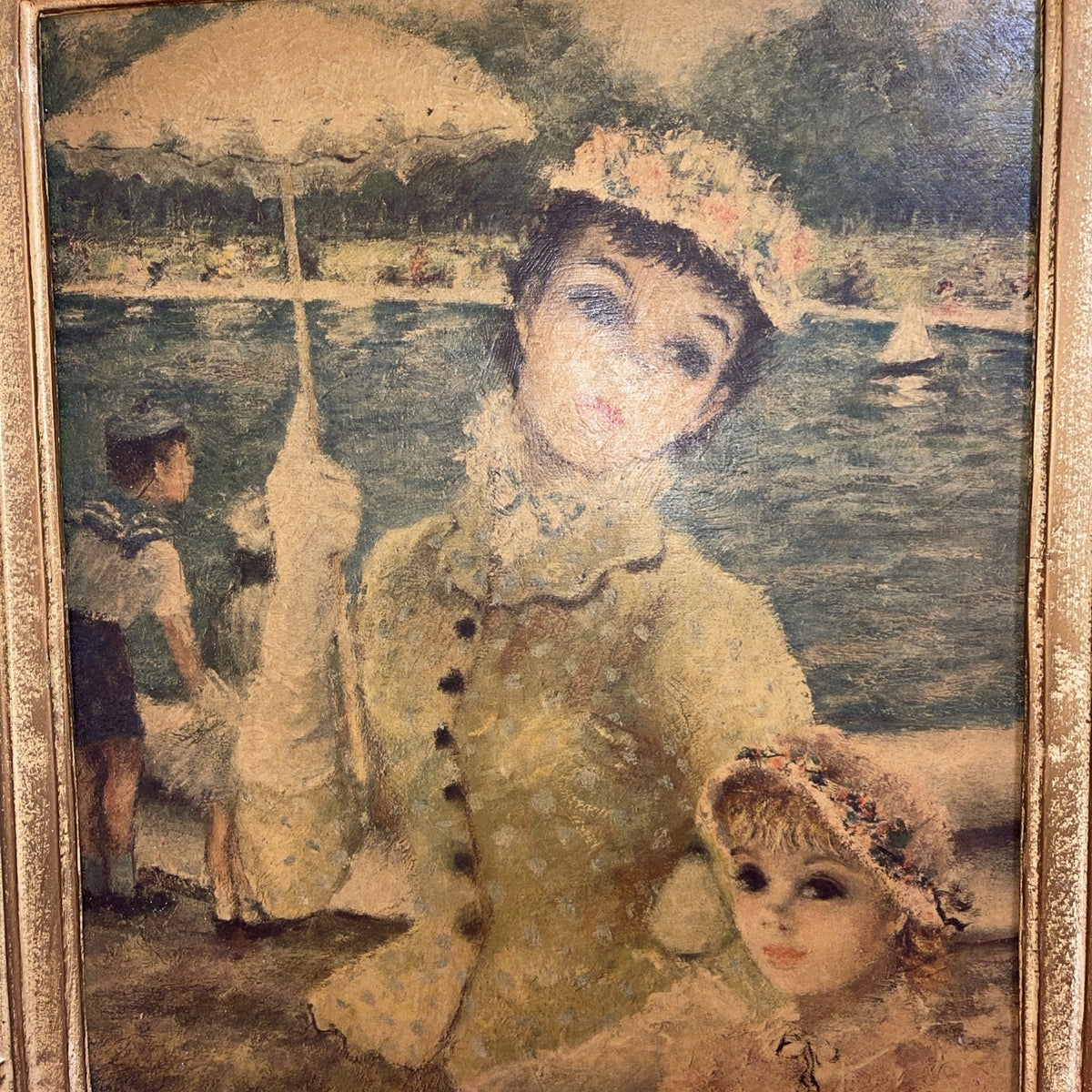Huldah Prints Vintage Frames 1950s Woman and Young Girl